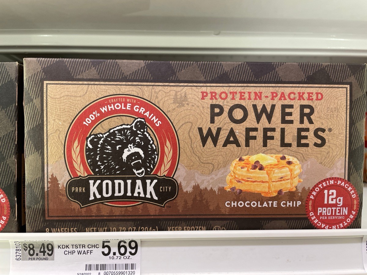 kodiak chocolate chip waffles