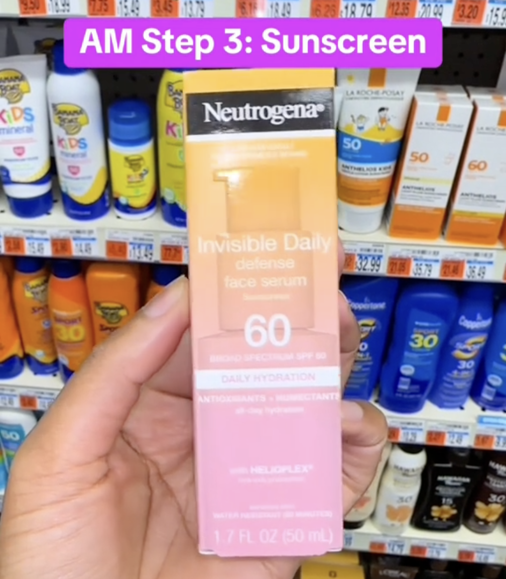Neutrogena sunscreen
