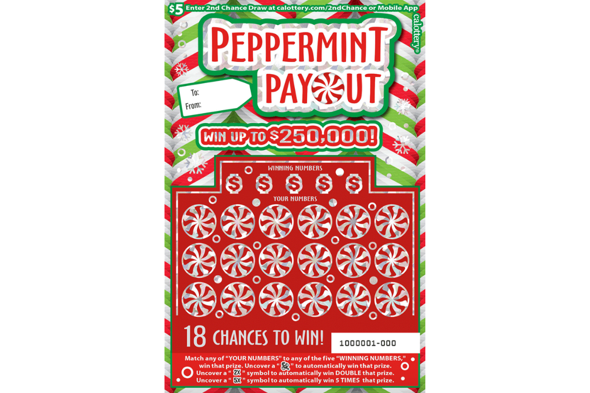 Peppermint Payout scratch-off
