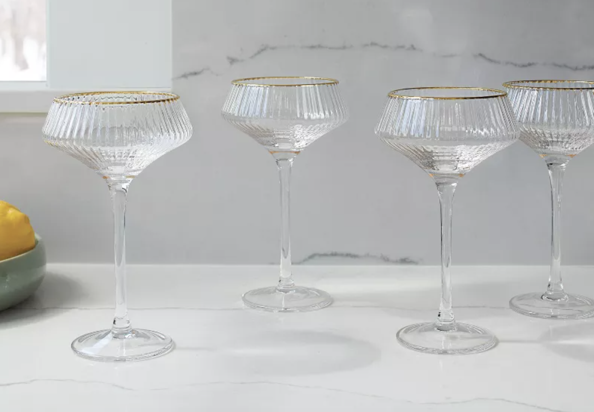 Target's "Stunning" New Glassware Collection Looks Just Like Pottery Barn for $59 Cheaper