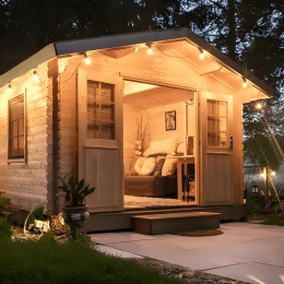 Amazon's Tiny Log Cabin Is a Rustic Retreat for Under $10K