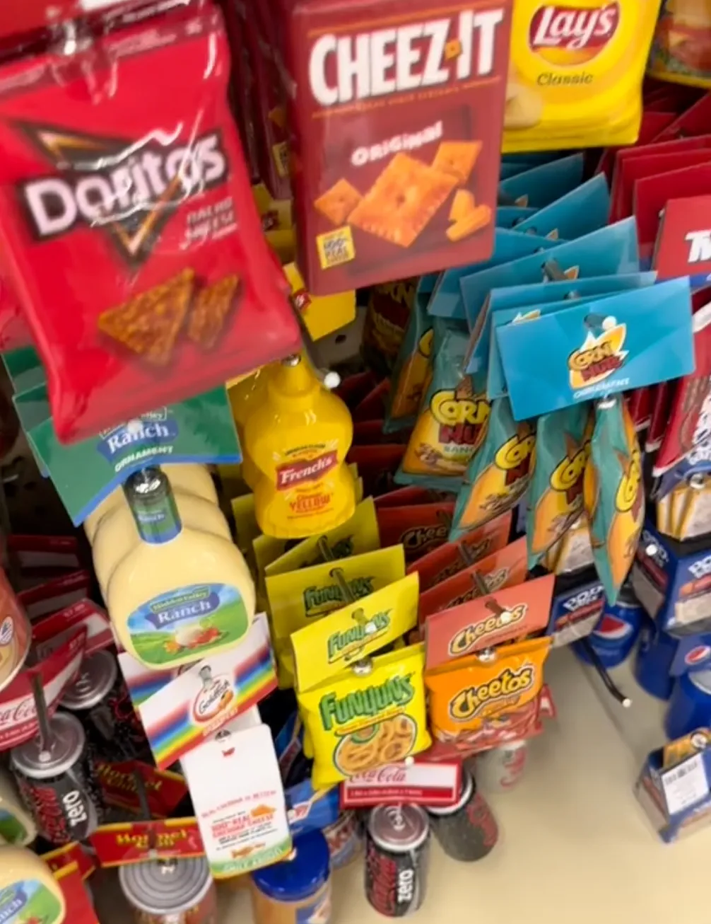 food-themed Christmas ornaments at Hobby Lobby