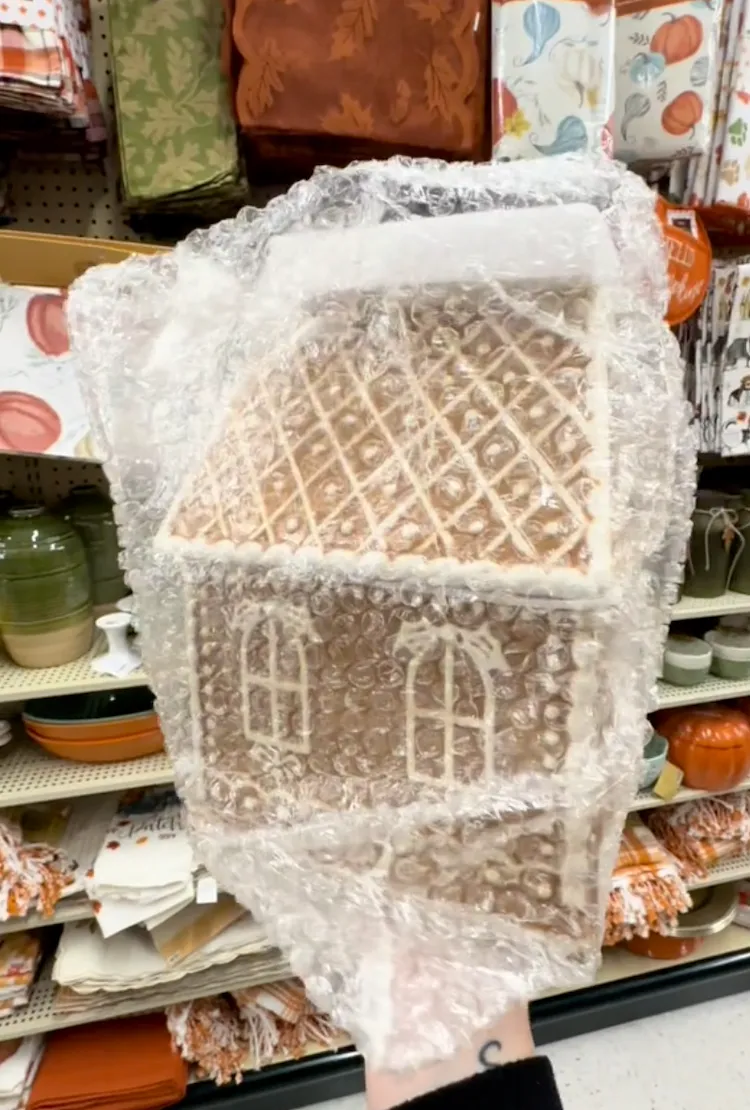 Gingerbread House Cookie Jar at Hobby Lobby