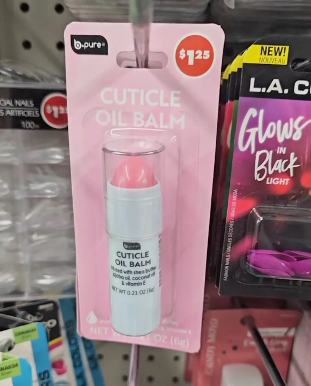 cuticle oil balm at Dollar Tree