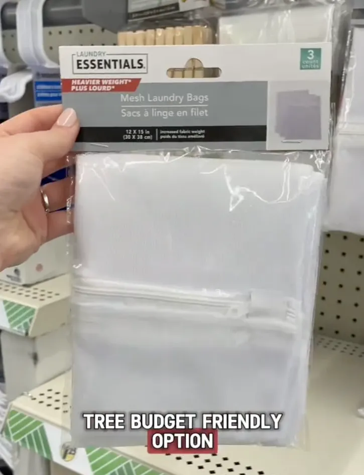 Mesh laundry bags at Dollar Tree