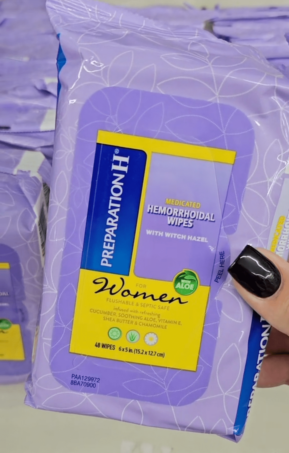 PreparationH medicated hemorrhoidal wipes