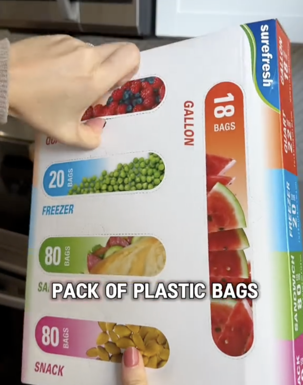multi-pack of plastic bags