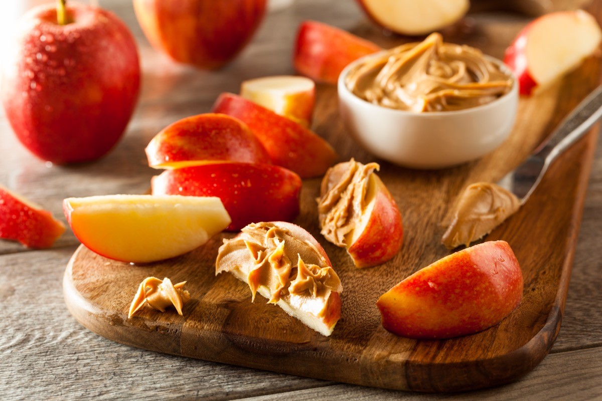 Apples and Peanut Butter to Snack on
