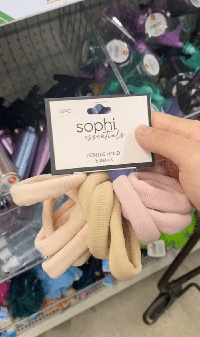 Sophi Essentials Gentle Hold Hair Elastics at Dollar Tree