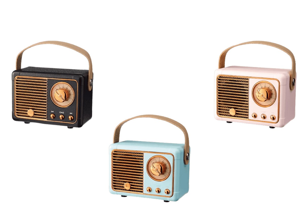 Bauhn Mini Retro Bluetooth Speaker