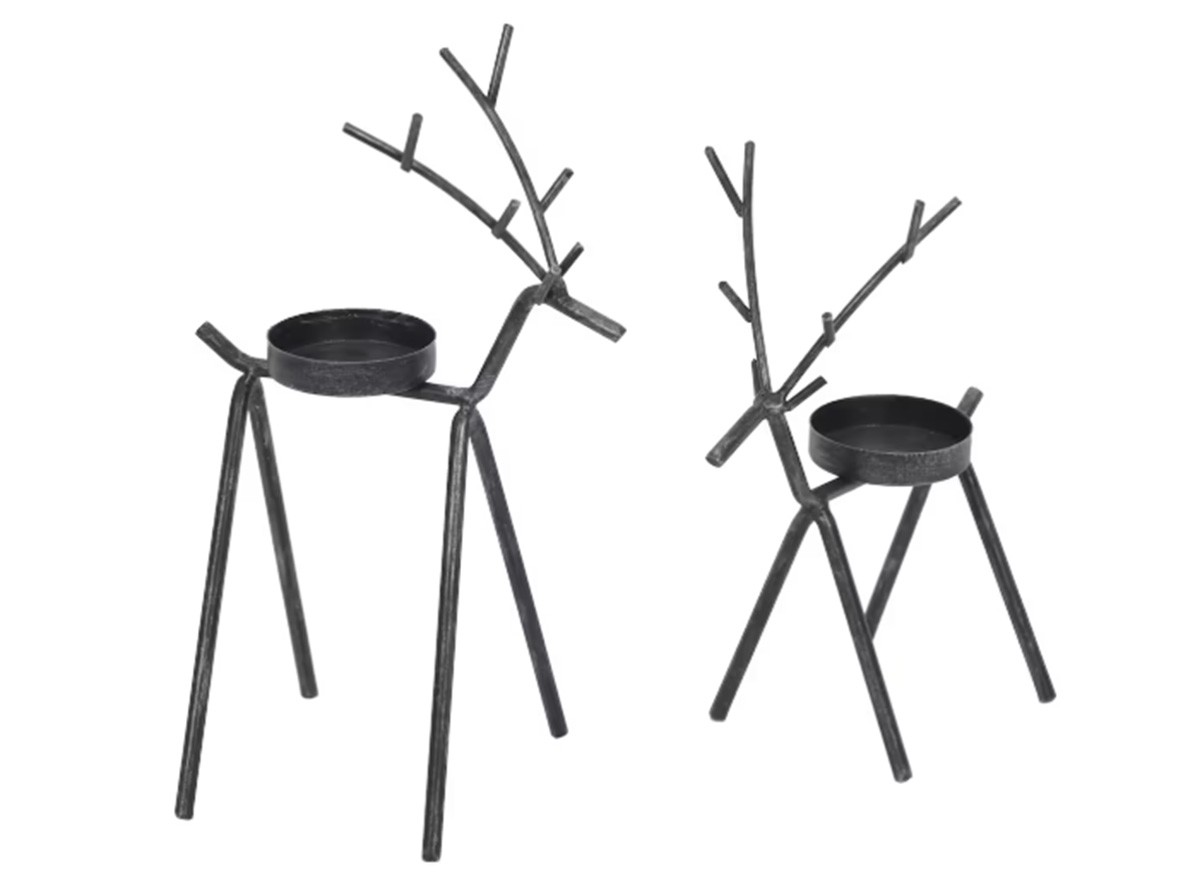 Assorted Reindeer Tealight Holder by Ashland