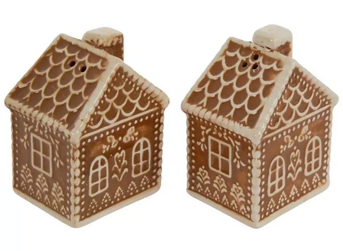 Gingerbread House Salt & Pepper Shakers