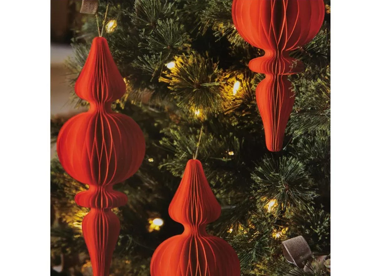Honeycomb Finial Ornaments