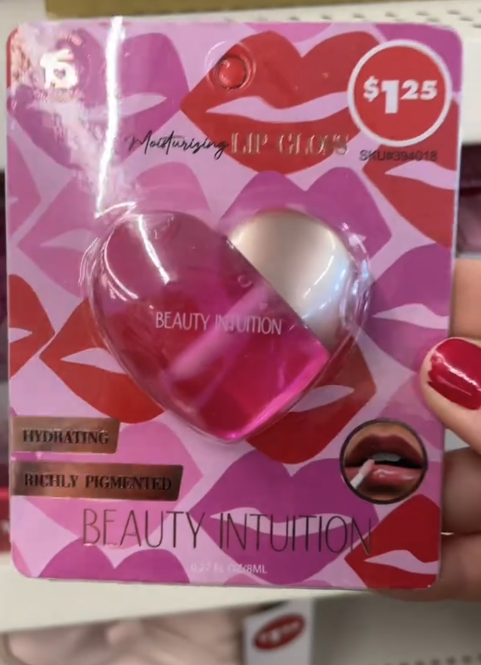 Beauty Intuition Strawberry Lip Gloss at Dollar Tree
