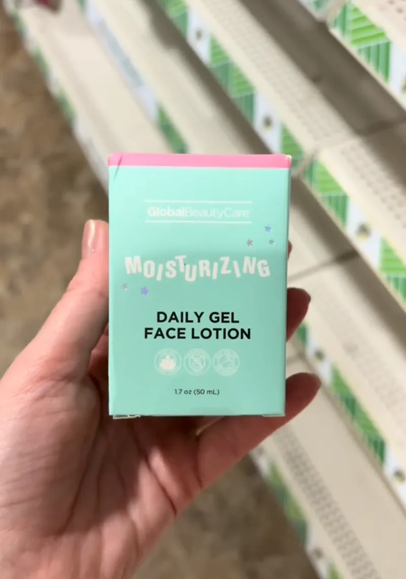 Global Beauty Care Daily Gel Face Lotion at Dollar Tree