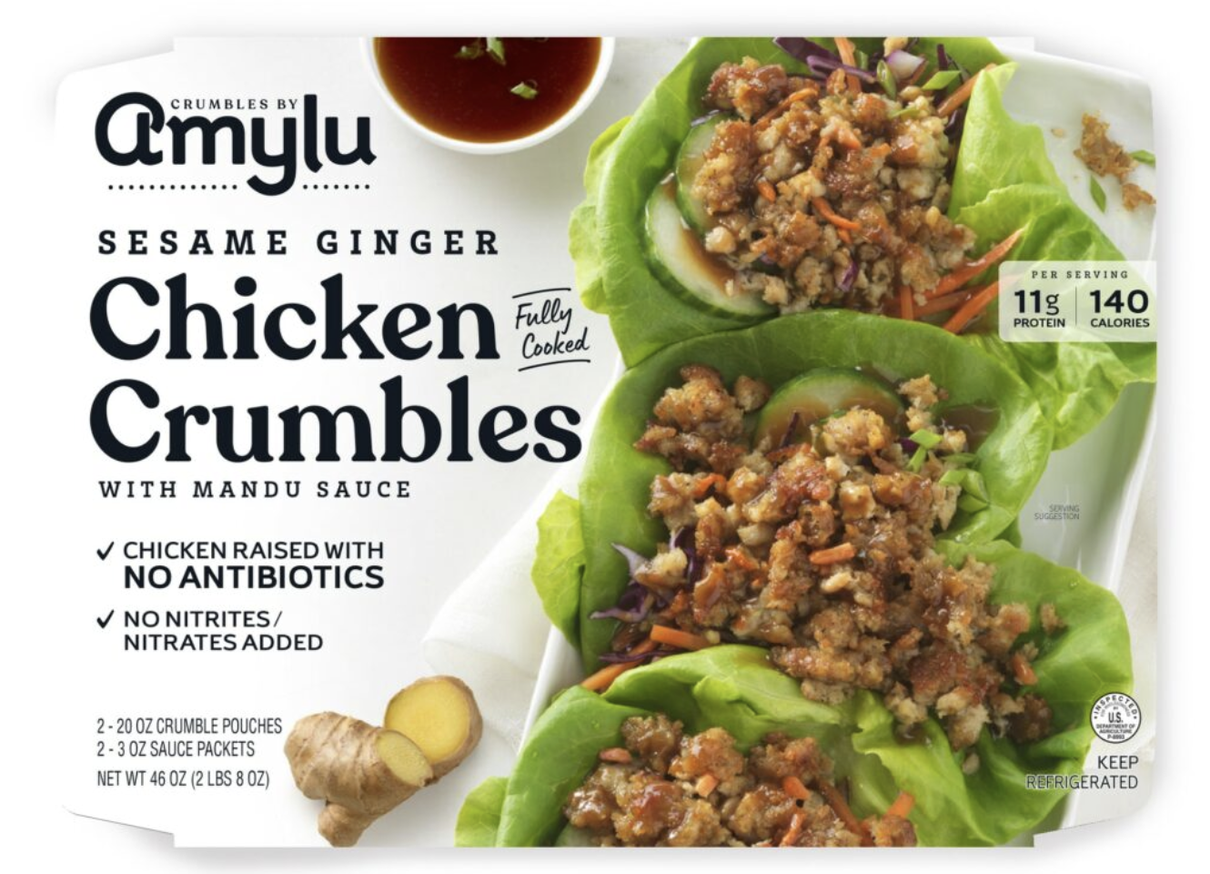 Amylu Sesame Chicken Crumbles