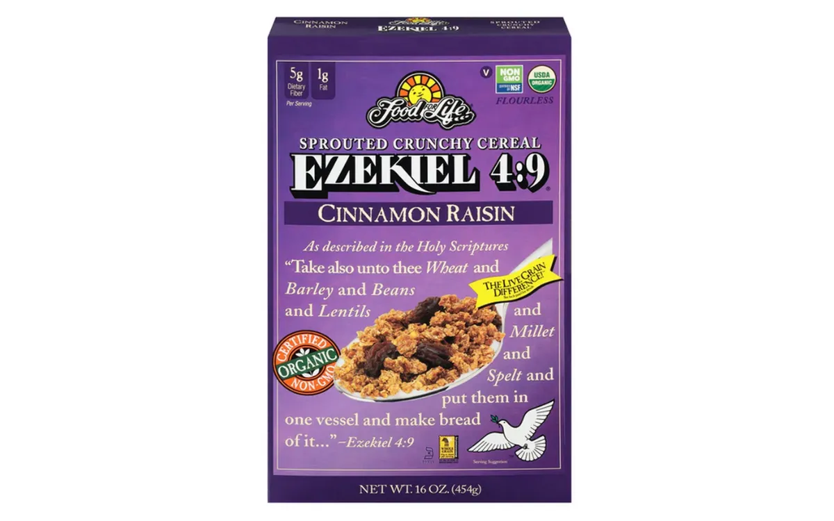 Food for Life Ezekiel Cinnamon Raisin Whole Grain Cereal