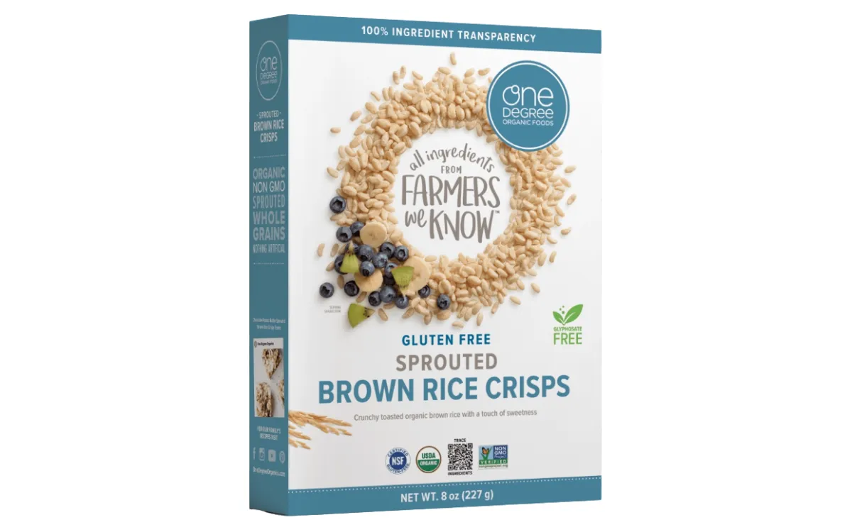 One Degree Sprouted Brown Rice Crisps
