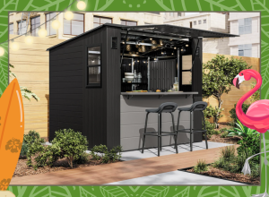 Costco's Chic Outdoor Bar Will Transform Your Yard Into a Resort for Just $1,900