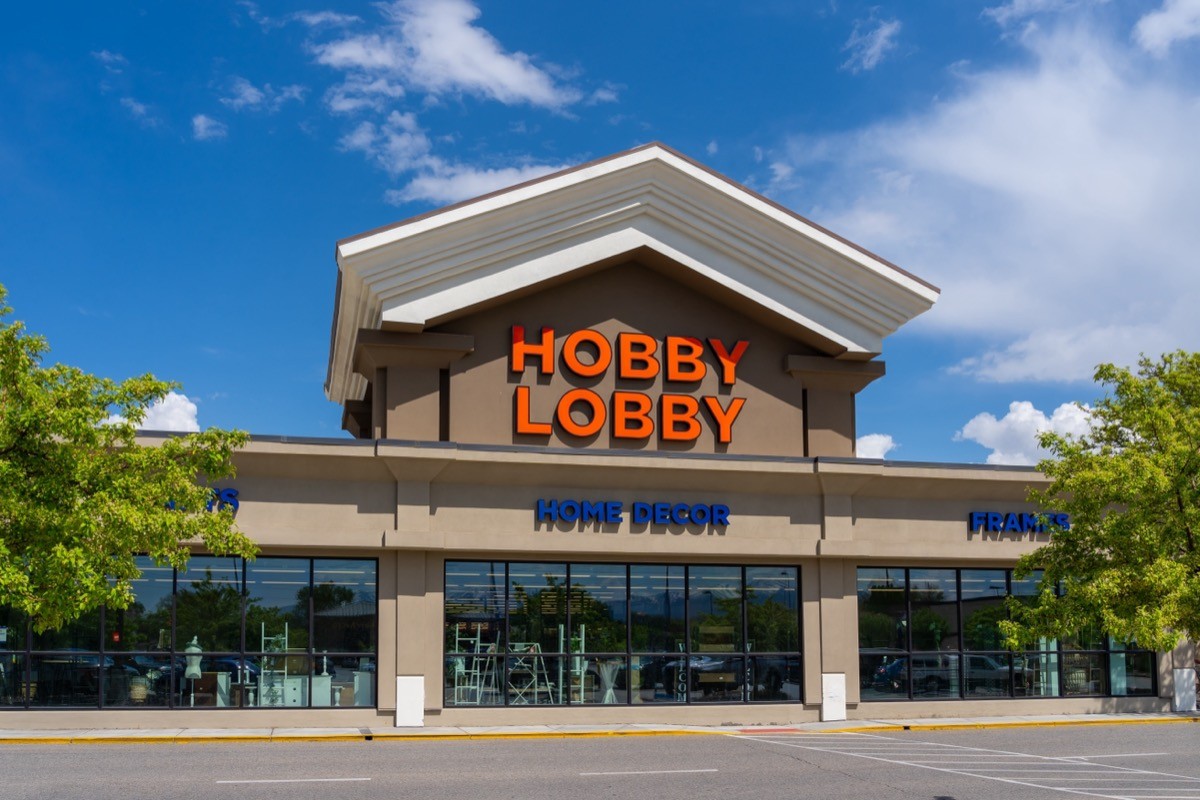 Hobby Lobby storefront