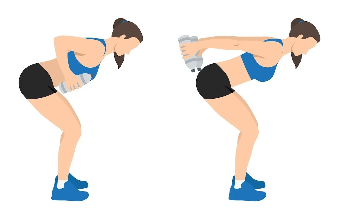 tricep kickback graphic