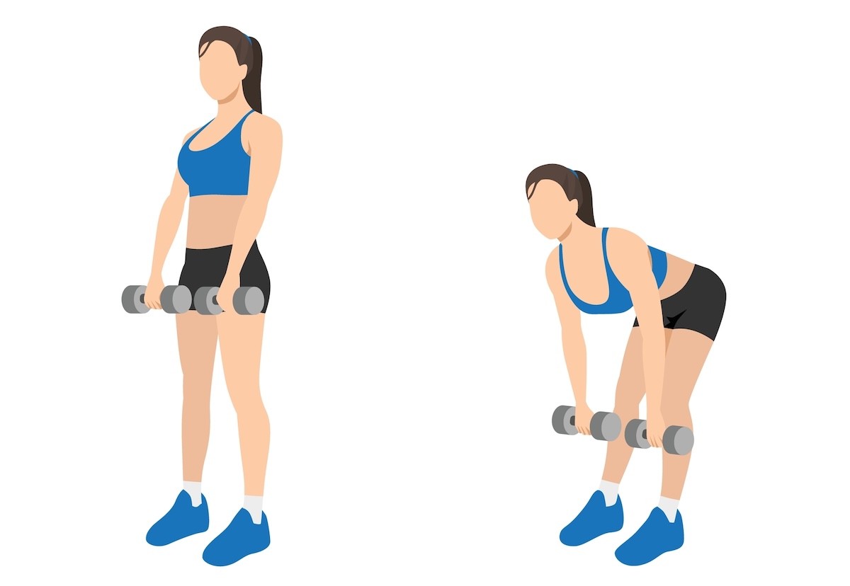 Romanian deadlift graphic