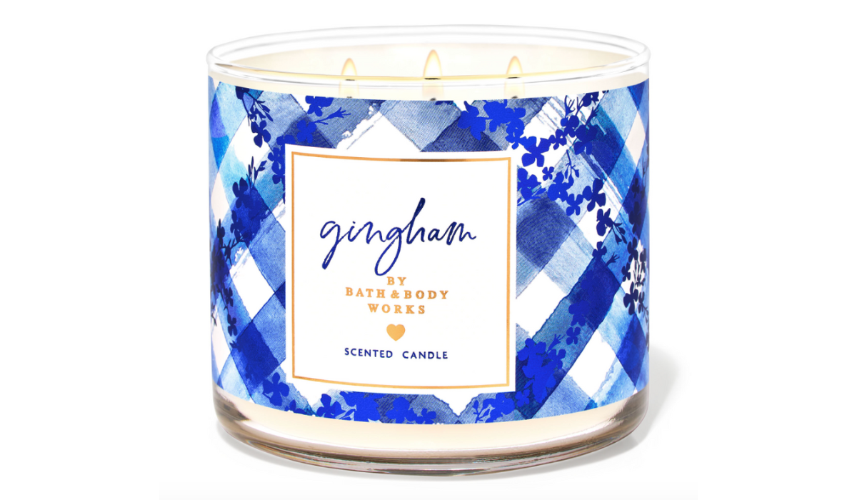 Bath & Body Works Gingham candle