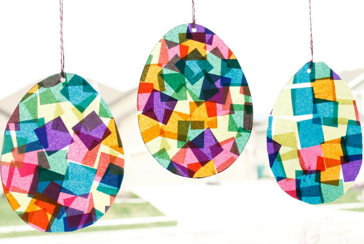 suncatcher easter egg crafts from Oriental Trading Company