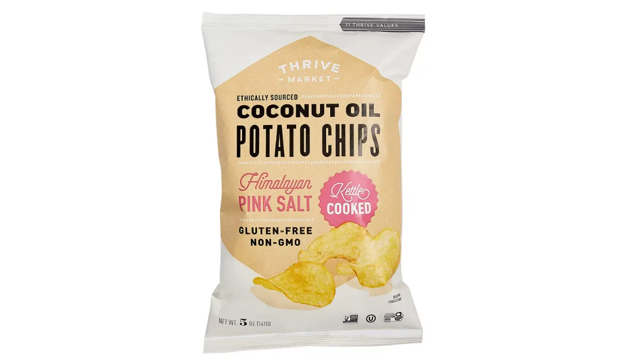 Thrive Market Kettle Cooked Potato Chips Cooked in Coconut Oil