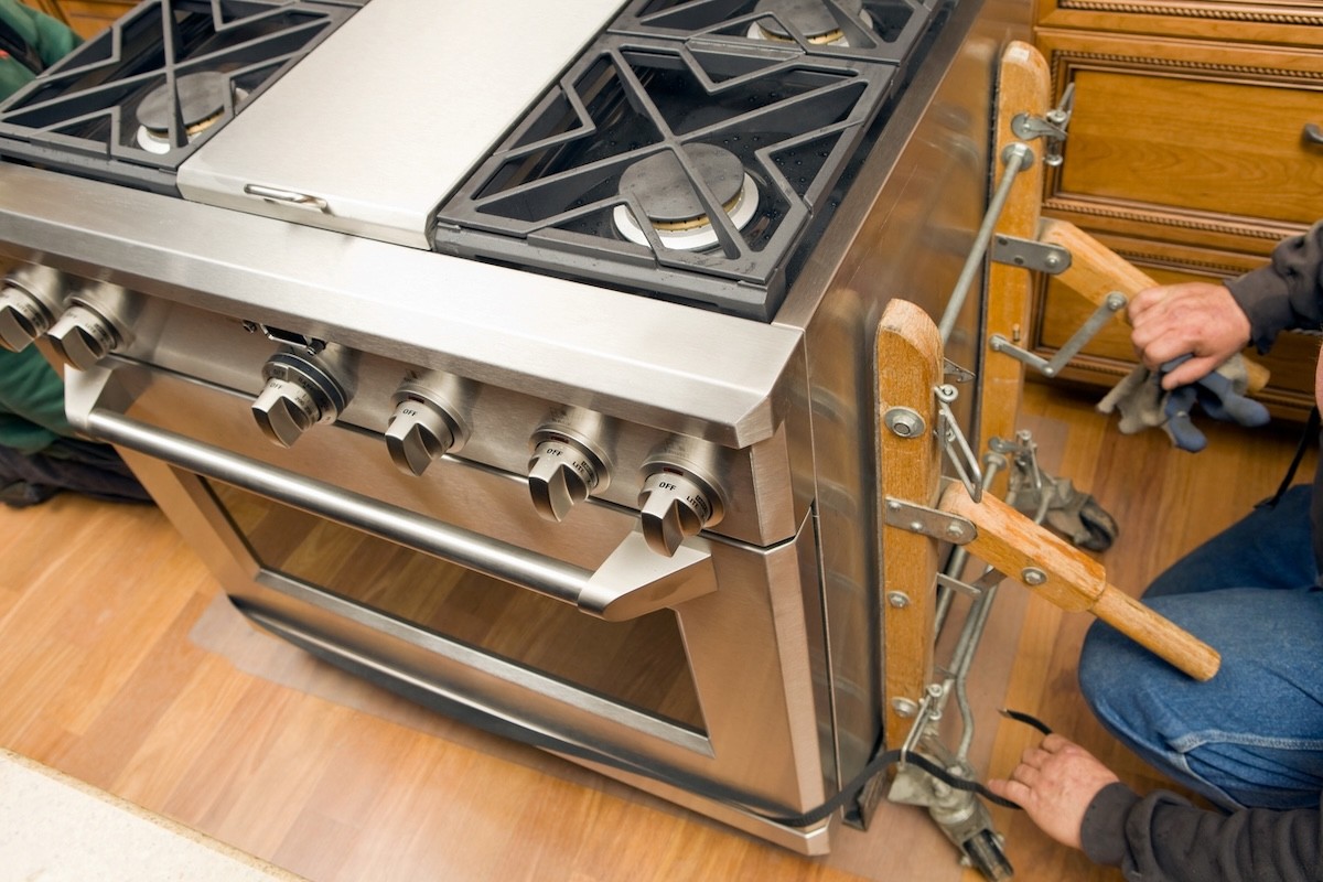 getting a stove delivered