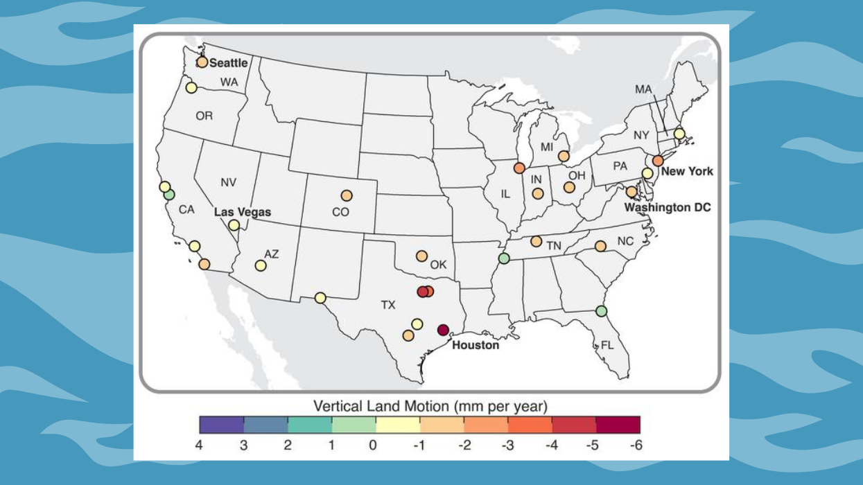 All 28 of the Biggest U.S. Cities Are Sinking—But These 10 Places Are Drowning Fastest