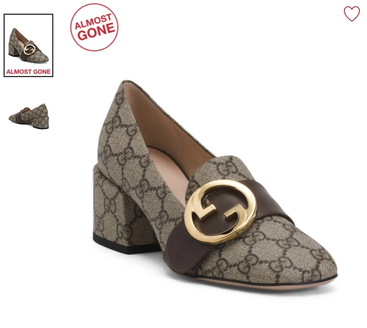 Gucci shoes for women sold online at T.J. Maxx