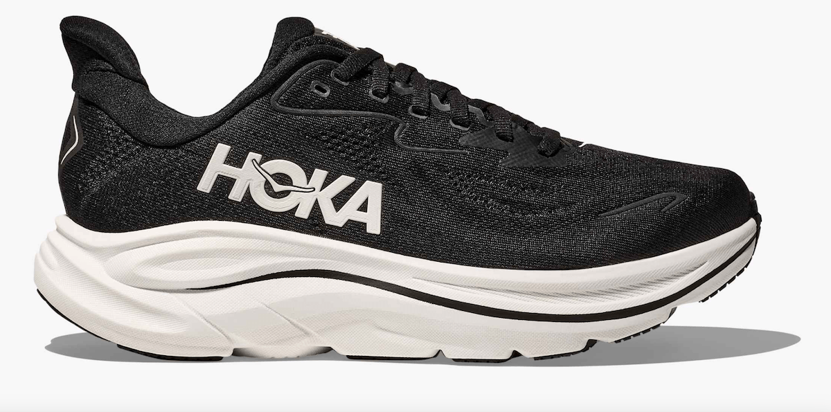 Hoka Clifton 10 sneakers in black