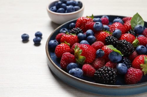 bowl of mixed berries