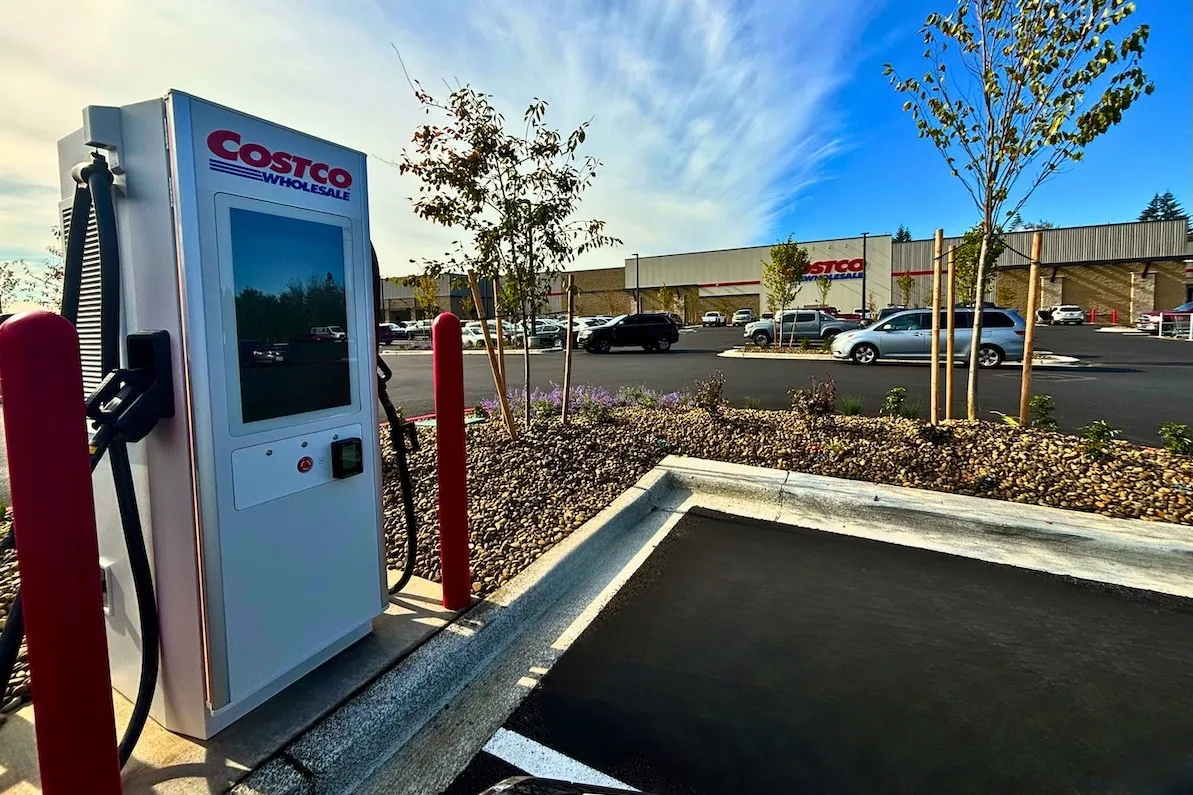 Electric Era EV charging station at a Costco store