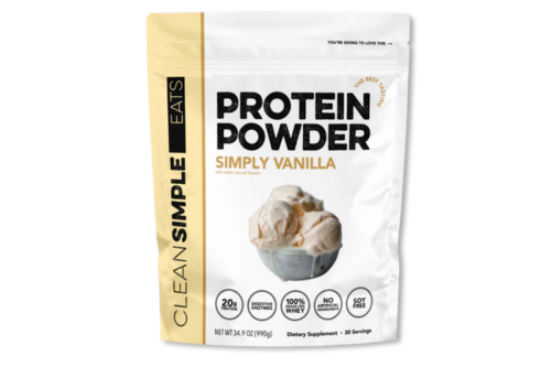 Clean Simple Eats vanilla protein powder