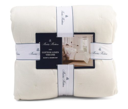 Brooks Brothers Linen Duvet Set
