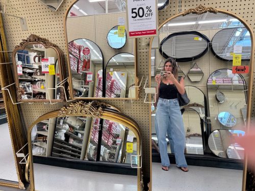 anthropologie primrose dupe mirrors at Hobby Lobby