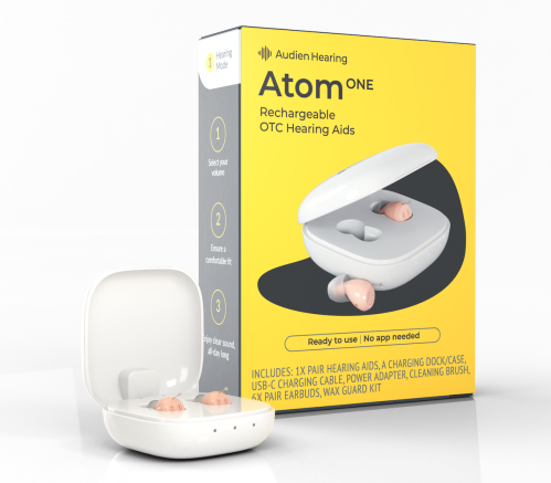 Atom One hearing aids from Audien Hearing