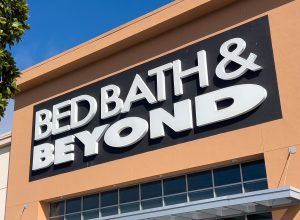 December 2nd 2024 Natomas, CA, USA Bed, Bath Beyond signage at the storefront