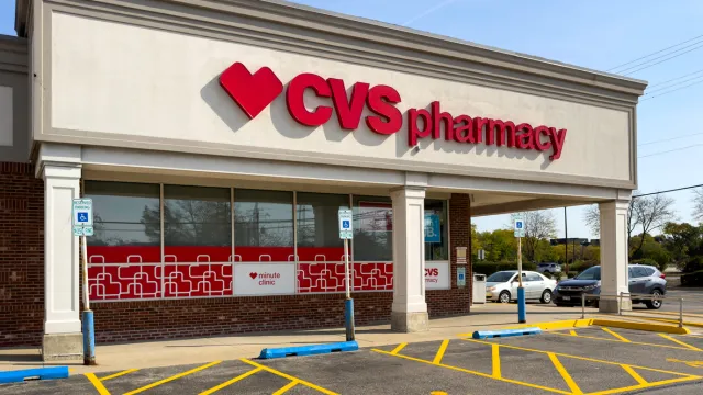 A CVS Pharmacy storefront