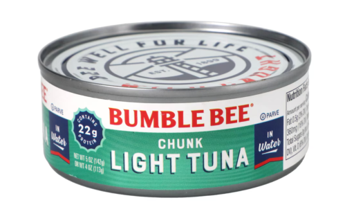 can of Bumble Bee tuna