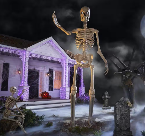 Home Depot's Skelly the giant skeleton