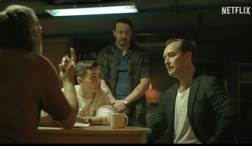 still of Jude Law in the Netflix series Black Rabbit