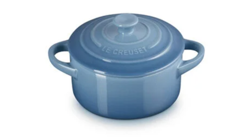 Le Creuset Mini Round Cocotte in blue