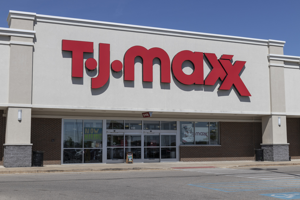 A TJ Maxx storefront