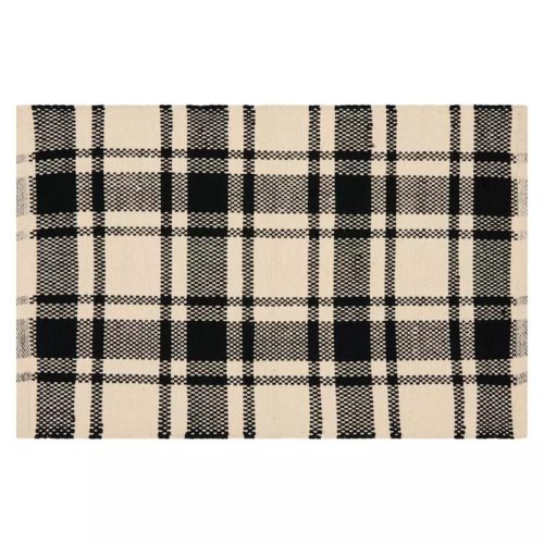 aldi plaid rug