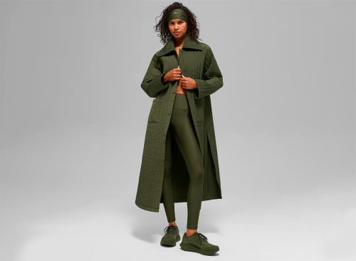 ALO Quilted Skyline Long Coat