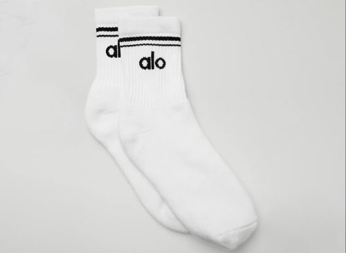 ALO Unisex Half-Crew Throwback Sock