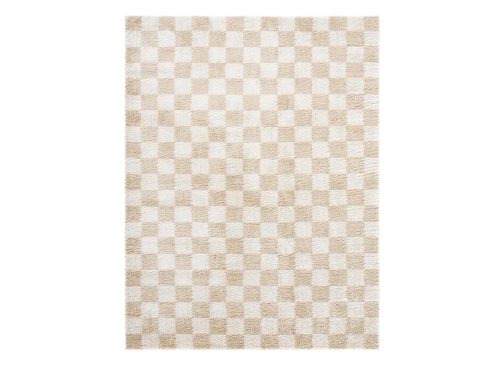 Zuhur Washable Checkered Indoor Rug